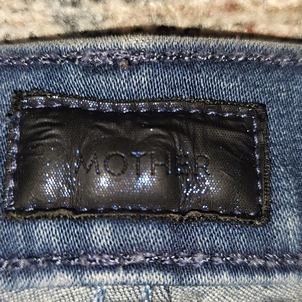 MOTHER Dark Blue Flare Jeans Size 29 - Picture 4 of 6